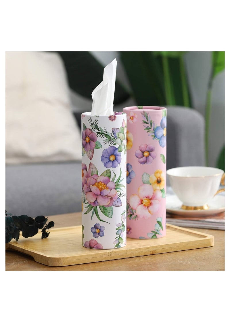 DAILYCHIC Car Tissues Holder,4-Pack, 50 Tissues per Canister,Tissues for Car Cup Holder, Round Car Tissue Box Holder - Image 4